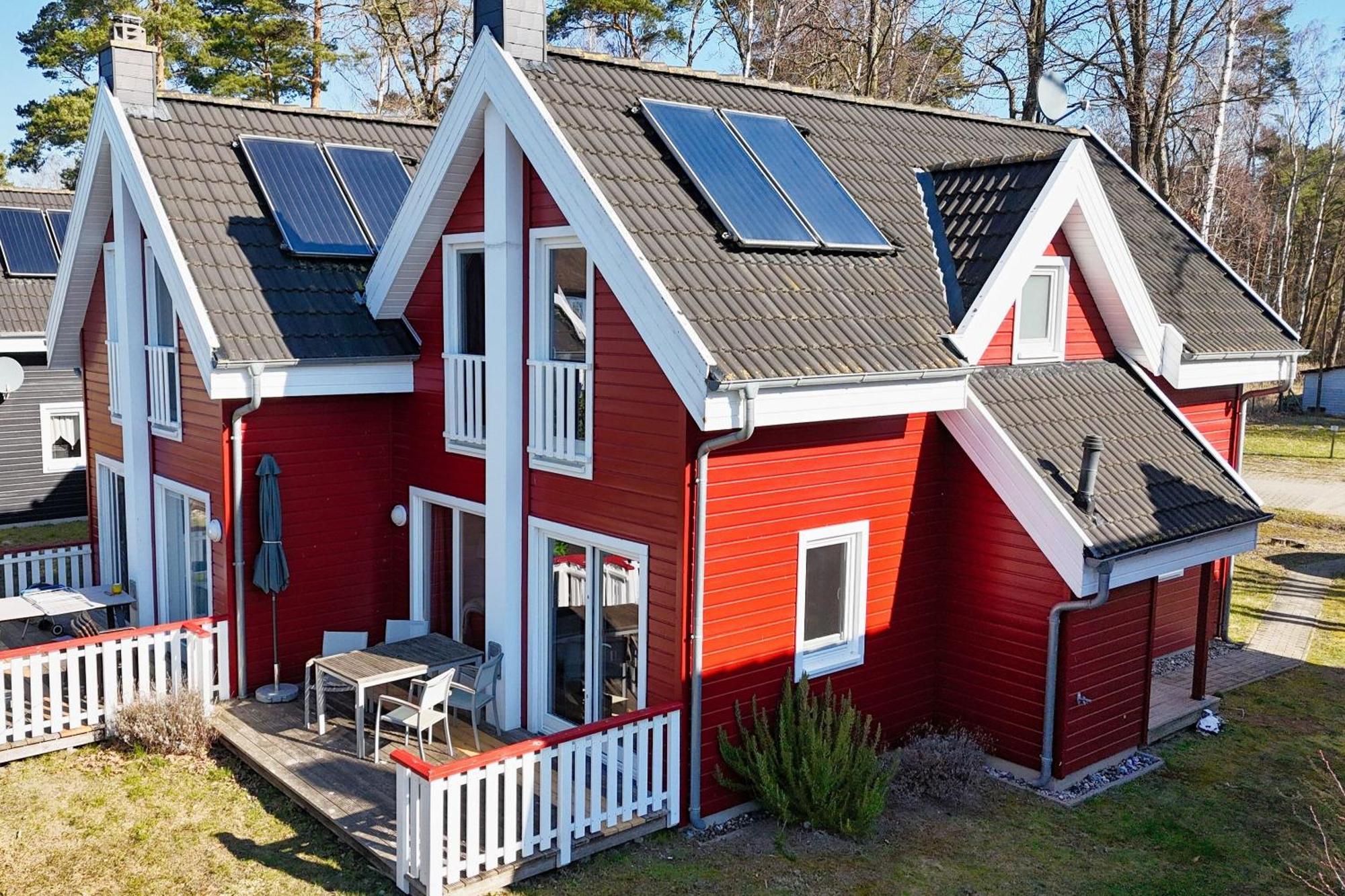 Ferienhaus Wellenlaeufer Haus - Sauna, Terrasse, Garten غلوفي المظهر الخارجي الصورة